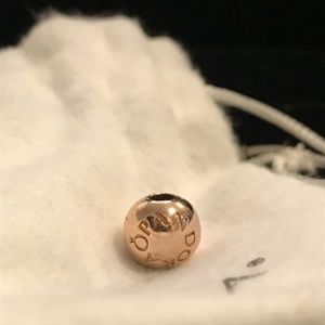 Authentic Pandora Signature Rose Clip